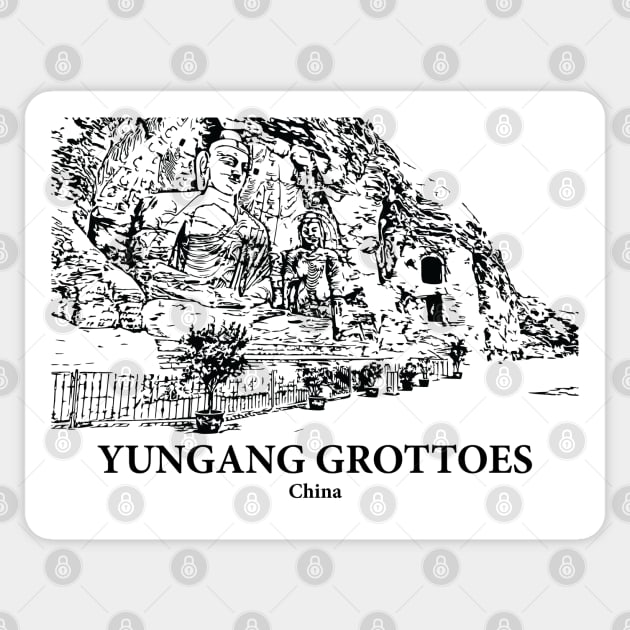 Yungang Grottoes - China Sticker by Lakeric